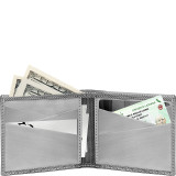 Bill Fold Stainless Steel Wallet - RFID