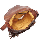 Leather Fringed Western Cross Body Bag