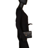 Weaving Pattern Faux Leather Clutch
