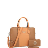 Slim Briefcase with Matching Wallet