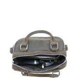8.5" Leather Satchel