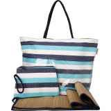 Beach Bound Beach Canvas Tote