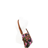 Canvas Triple Zip Crossbody