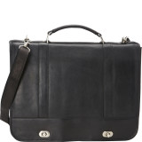 Full Flap Turn Lock Laptop Briefcase