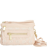 Wristlet Crossbody With Crochet