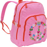 Agatha Ruiz de la Prada Peace & Love Large Pink Backpack