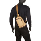 Cotton Canvas Chest Pack Travel Bag