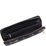Leopard Print Zip Around Wallet