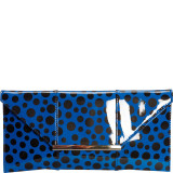 Patent Clutch In Polka Dot