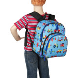 Olive Kids Trains, Planes & Trucks Pack 'n Snack Backpack