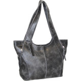Crackle Zipper Tote