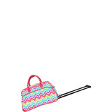 Chevron Multi 21" Rolling Duffel Bag