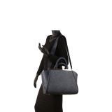 Two Tone Winged Satchel