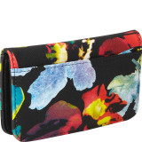 Abstract Floral Pik-Me-Up Snap Card Case