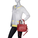 Leather Medium Tote with Detachable Strap
