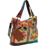 Rosalie Canvas/Leather Tote