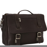 Flap-Over Soft Sided Briefcase