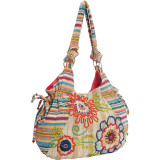 Flower Power Floral Pattern Shoulder Bag