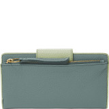 Emma RFID Tab Leather Clutch