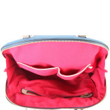 Two-tone Shell Tote with Removable Straps