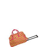 Chevron 21" Rolling Duffel Bag