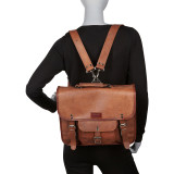 Wide Three-in-One Backpack/Brief/Messenger