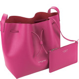 PUR Saffiano Drawstring Bucket