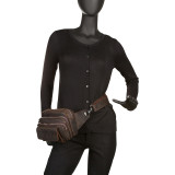 Fashion Cowhide Leather Waist Packs