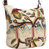 Embroidered Shoulder Bag