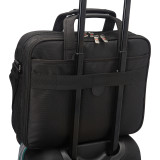 Double Compartment 15.4" Laptop Briefcase (w/ RFID Secure Pocket)