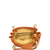 Loop Through Shoulder Bag with Tassel Accent