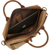 Casual Style Cotton Canvas Messenger Bag