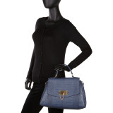 Ettie Crocodile Pattern Satchel