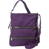 Triple Zip- Expandable Cross Body Bag