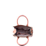 Mini Patent Leather Barrel Body Satchel