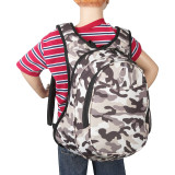 Kids Pre-School Camo Backpack with Integrated Lunch Cooler