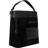 Boheme Crossbody/Handbag PU Suede Genuine Leather