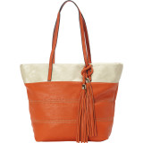 Bahamas Metallic Trim Shopper