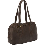 E/W Top Zip Satchel Bag