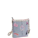 Athena Patch Print Cross Body