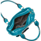 Carol Patent Satchel Bag