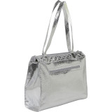 Metallic Tick Tock Tote Bag