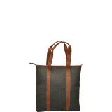 Bentley 17-inch Wool and Leather Tote Bag