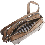 Sophia Two-Tone Snake Crossbody