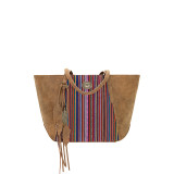 Serape Zip Top Tote