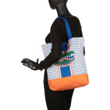 University Of Florida Patterned Hexagon Canvas Tote Bag