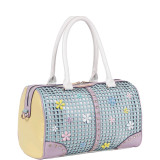 Selina Floral Pastel Boston Bag