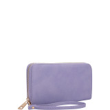 Zip Around Emblem Wallet