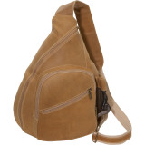 Distressed Leather Crossbody Bag