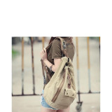Rock Round Style Canvas Backpack